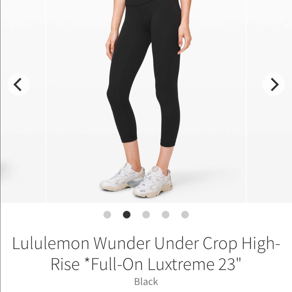 LULULEMON | Wunder Under High Rise Crop 23”
